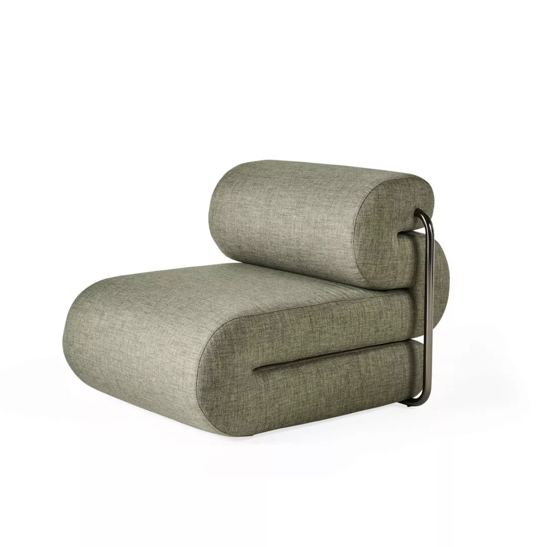 Hotel Modern Green Lounge Chair-STLOU6893