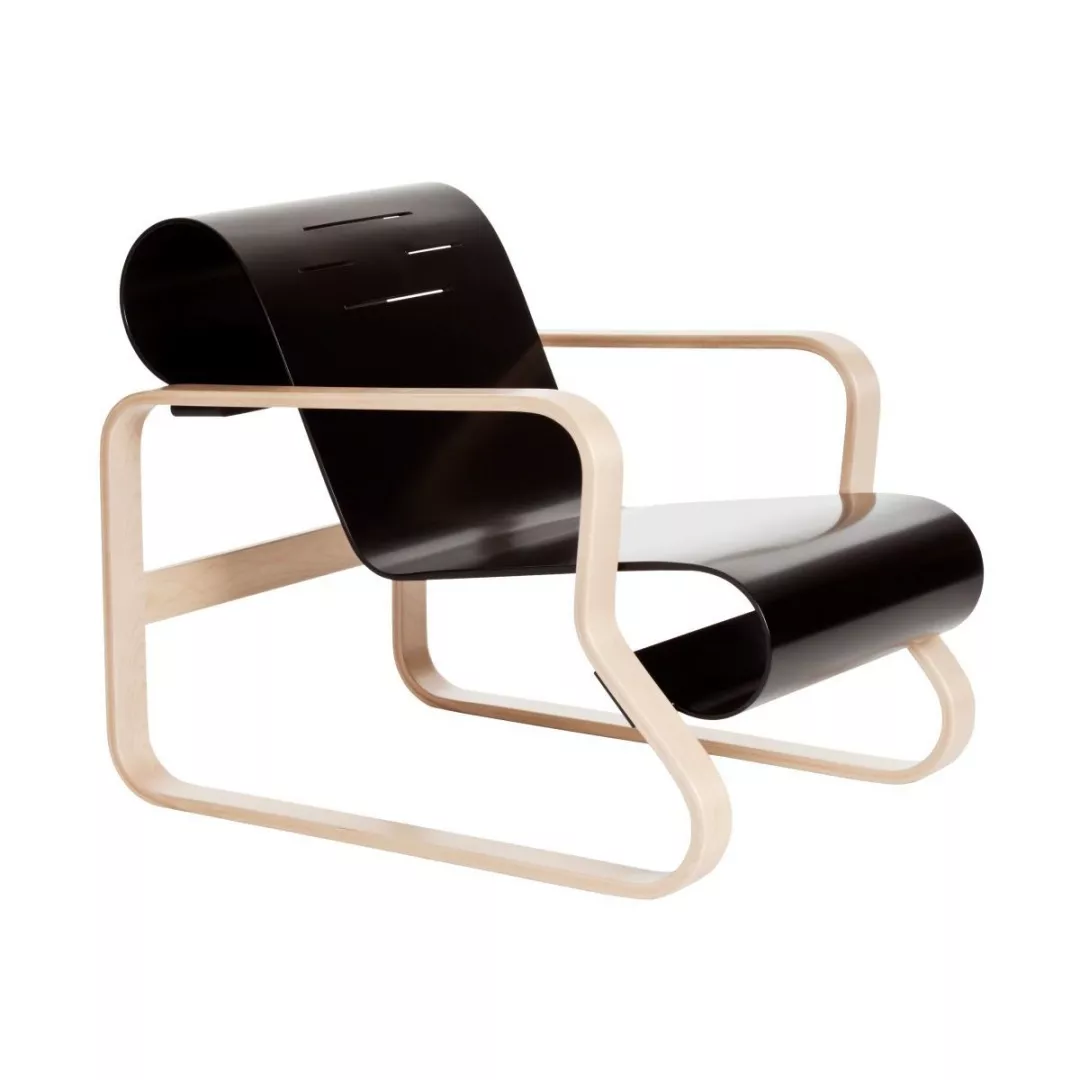 Hotel White Bentwood Lounge Chair-STLOU6892