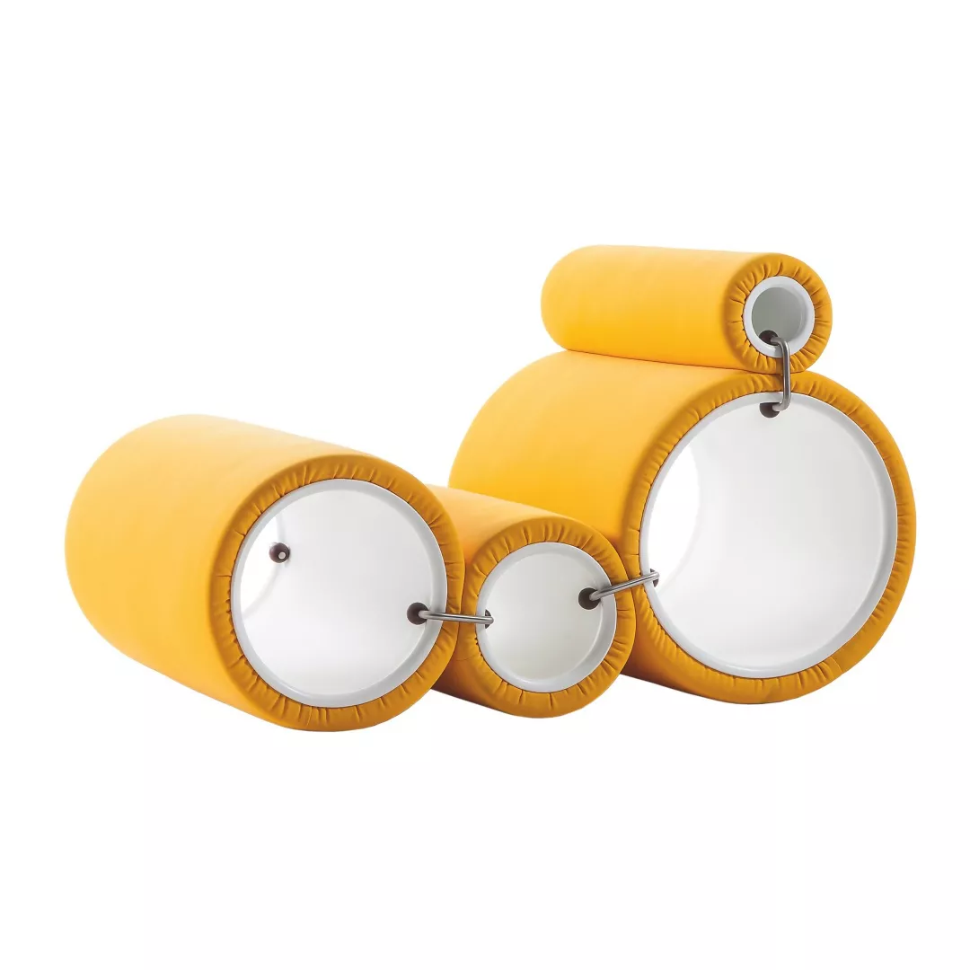 Hotel Modular Cylinder Pouf-STLSF6955