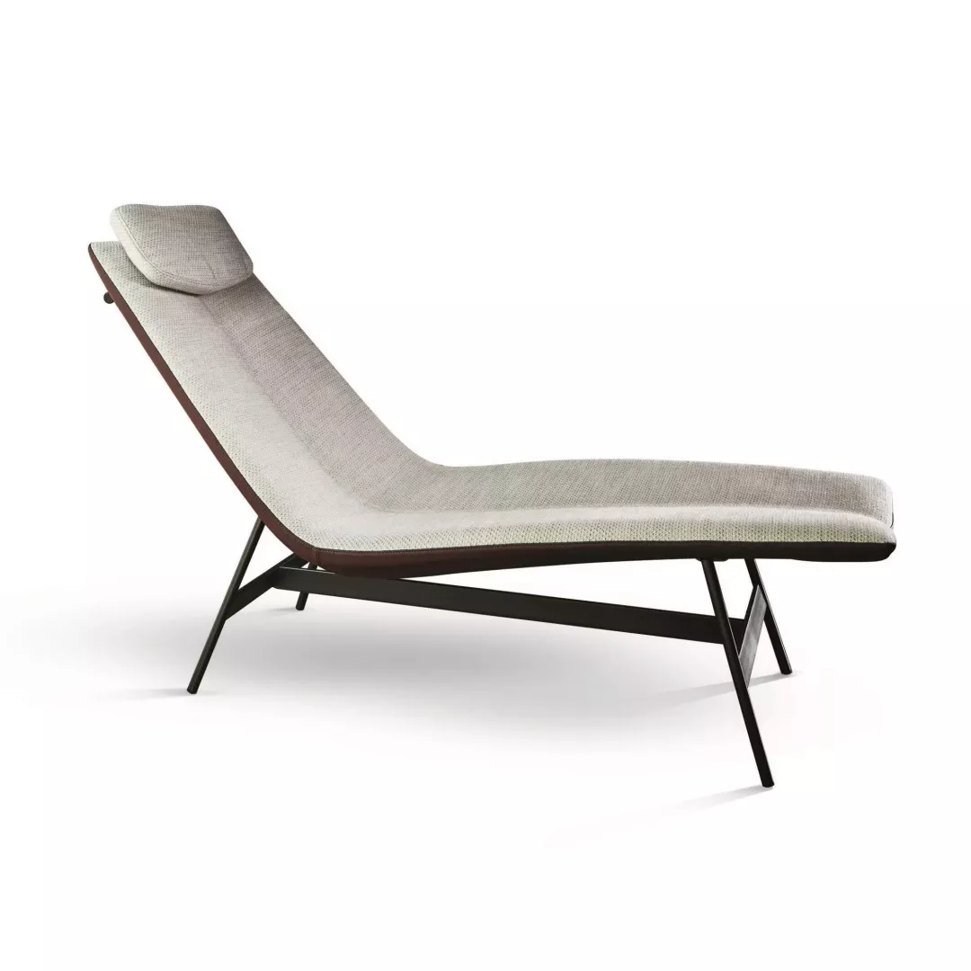 Hotel Transitional Upholstered Chaise Lounge–STLSF6979
