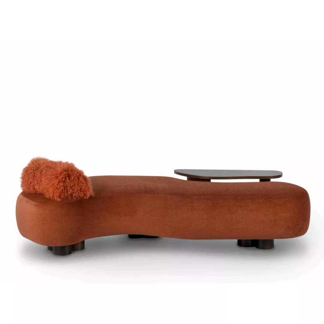 Hotel Artistic Chaise with Accent Table – STLSF7031