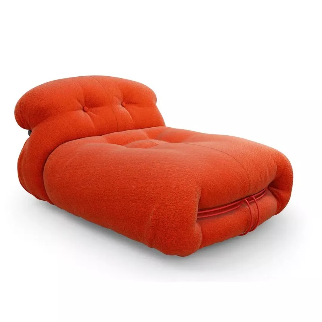 Hotel Bold Tufted Chaise in Red Fabric – STLSF7046