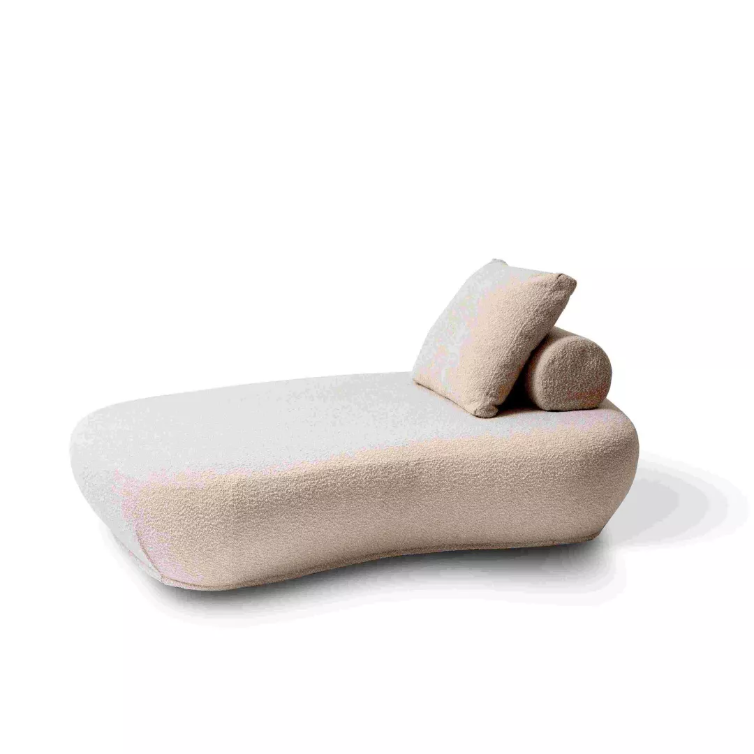 Hotel Curved Bouclé Lounge Sofa – STLSF7044