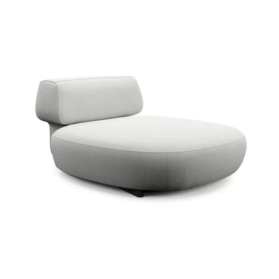 Hotel Curved Grey Modular Chaise–STLSF7067