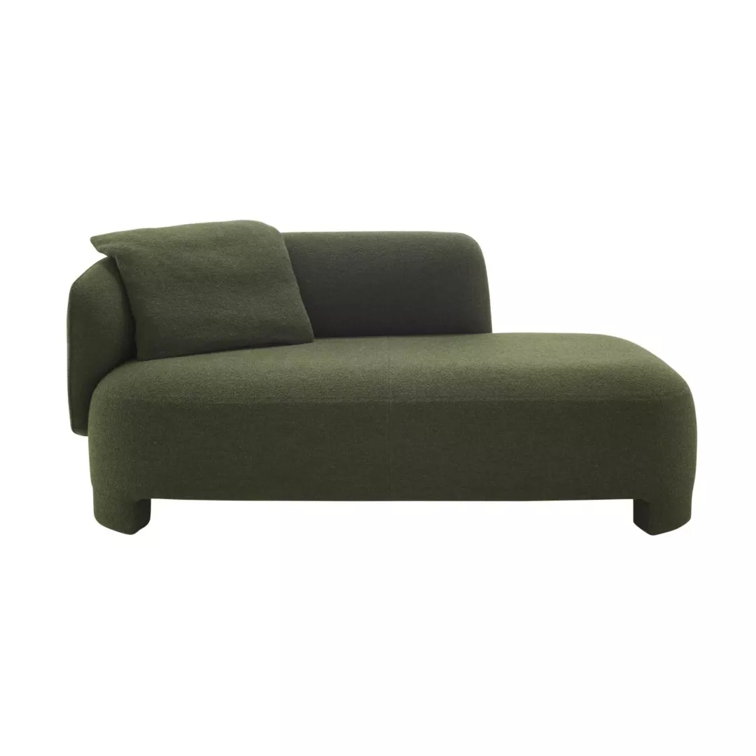 Hotel Fully Upholstered Green Chaise Lounge – STLSF7030
