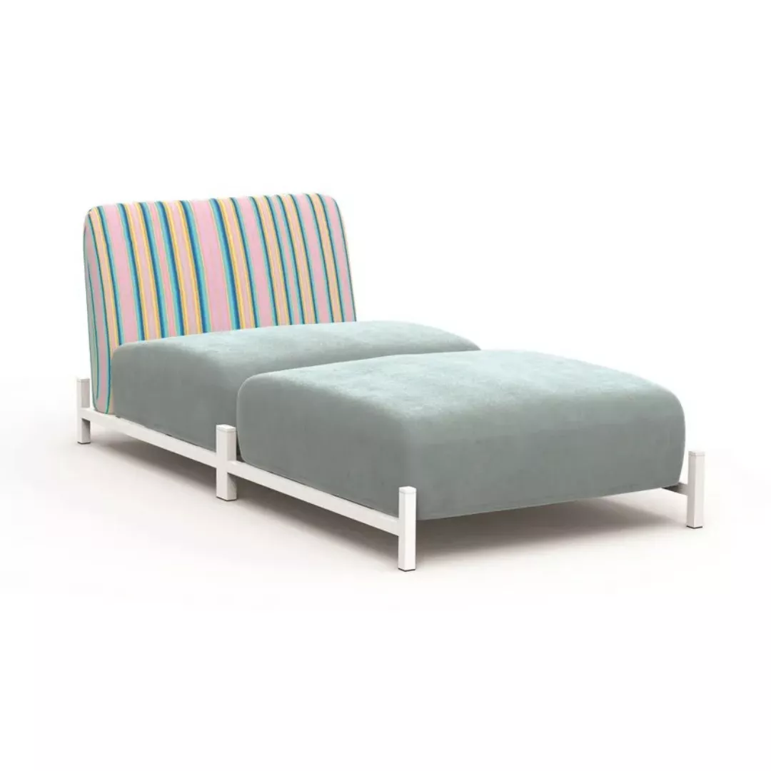 Hotel Pastel Stripe-Back Modular Daybed–STLSF7070