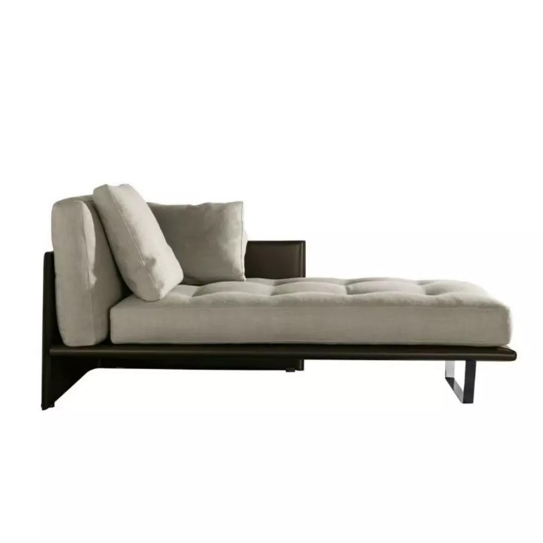 Hotel Tufted Beige Chaise with High Arm – STLSF7045