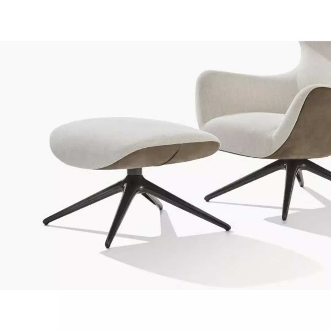 Feather-Soft Swivel Ottoman – STLOT7163