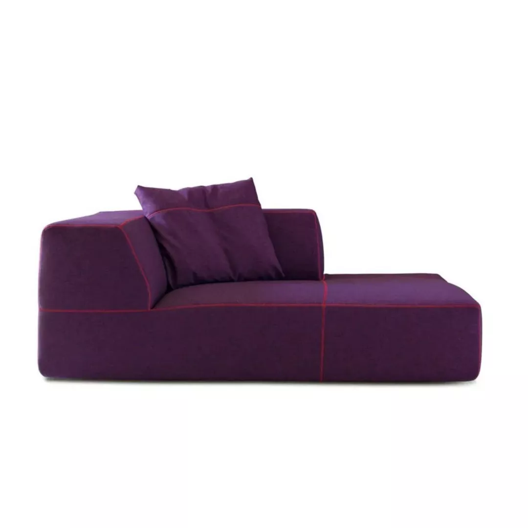 Hotel Contrasting-Piped Modular Chaise Lounge–STLSF7086