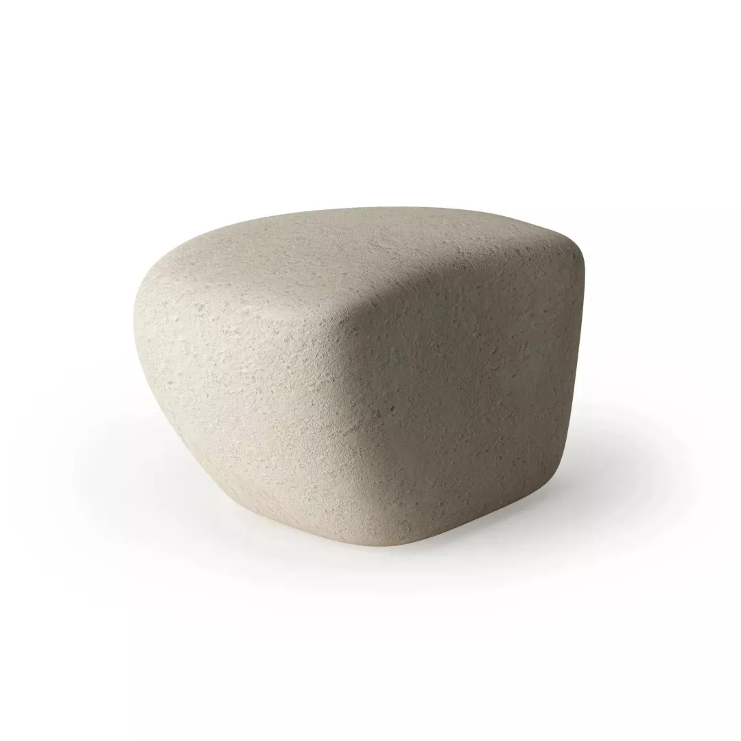 Hotel Sculpted Monolith Ottoman–STLOT7200