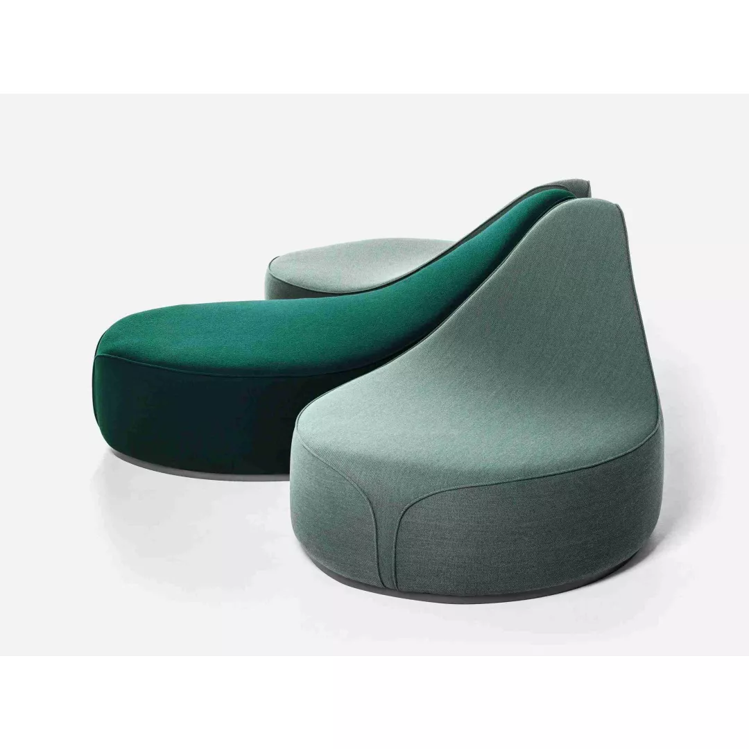 Hotel Sculptural Modular Chaise Lounge–STLSF7085
