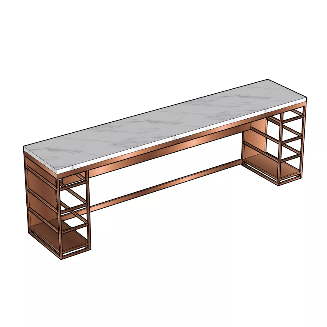 Hotel Console Bench–STLCON7320