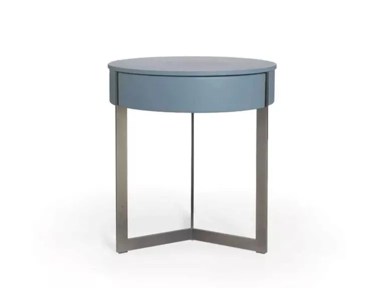 Round Modern Hotel Bedside Table – STLNT7377