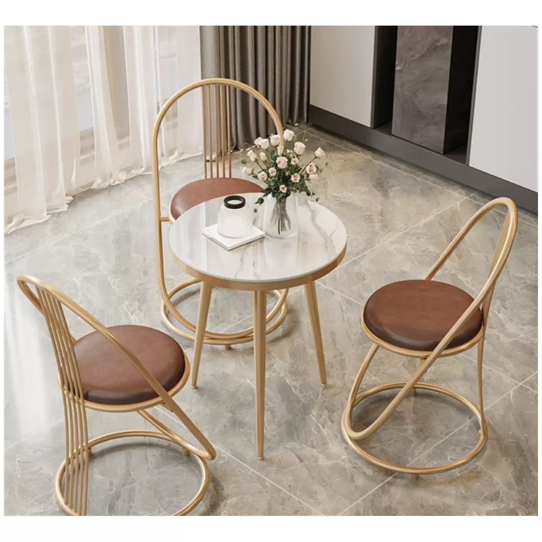 Round Marble Side Table-STLTT1033
