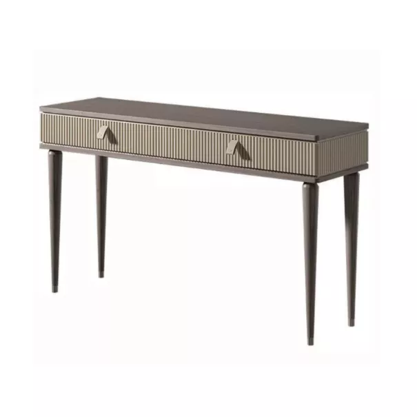 Modern Two-Drawer Fluted Hotel Writing Desk-STL-HWD-FD-01